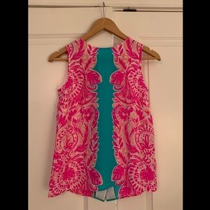 Lily Pulitzer Floral Sleeveless Blouse